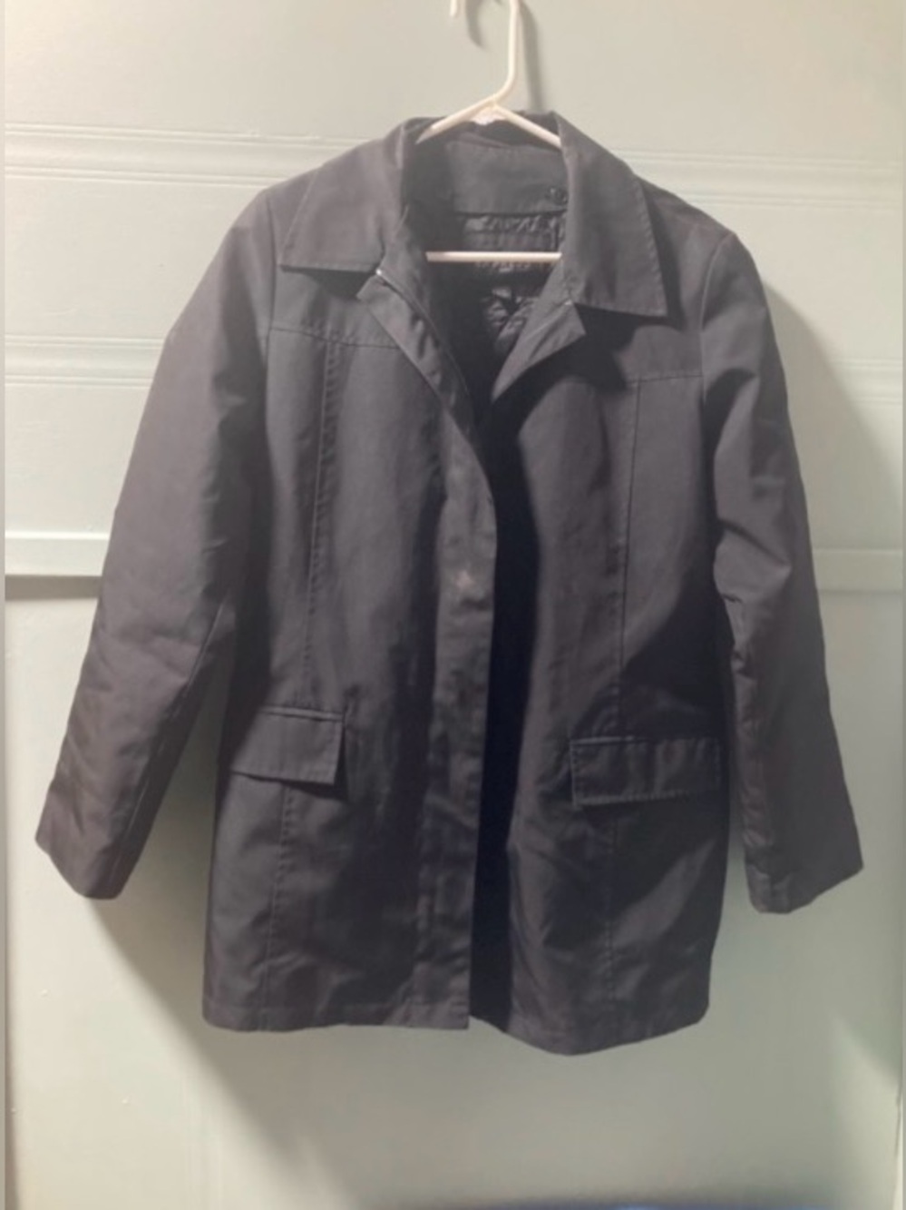 Express Black Coat with Quilted Interior Women’s Size 9/10